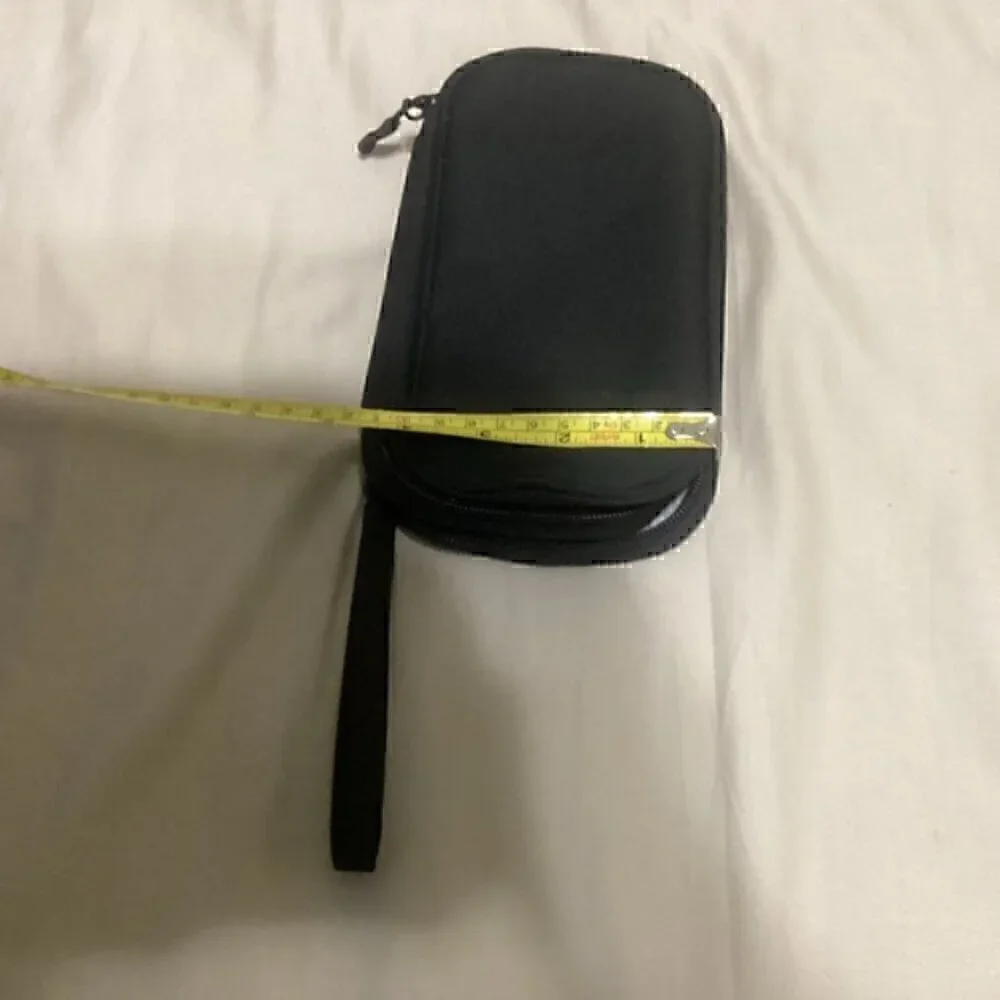 Black Electronic Travel Organizer Bag Pouch, Electronic Accessories Carry Case